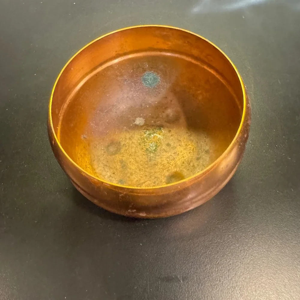 Coppercraft Guild Small Footed Bowl Home Decor 3.75in Copper Vintage MCM Taunton